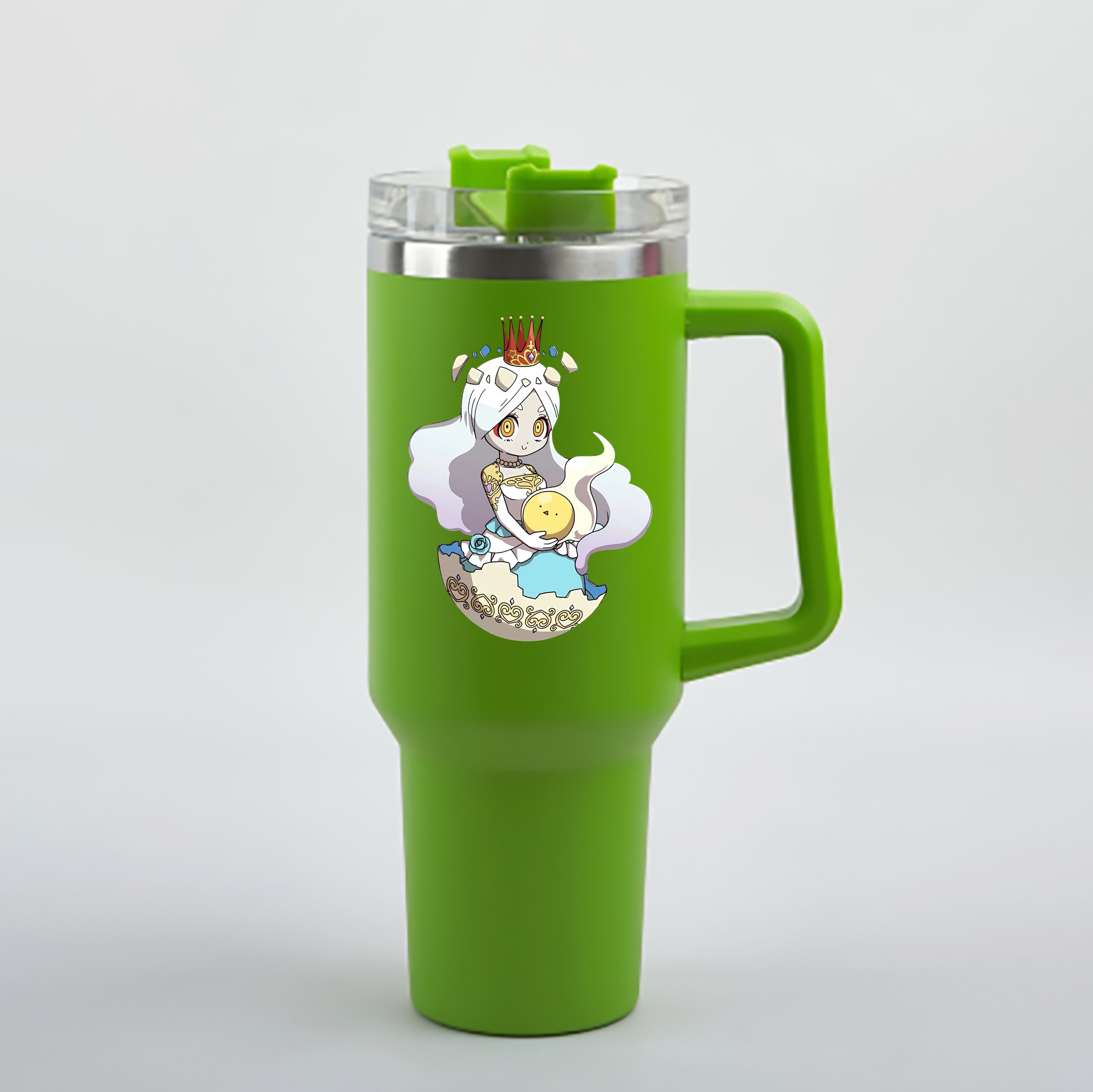 （画像用） 妖怪ウォッチ Yo-kai Watch 1200mL車用タンブラー - クリスタルステッカー（プラスチックストロー付き）